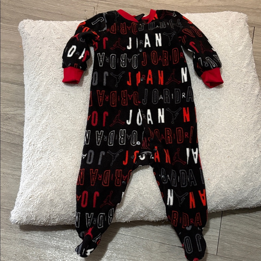 Jordan Kids One Piece in Black, Red, and White